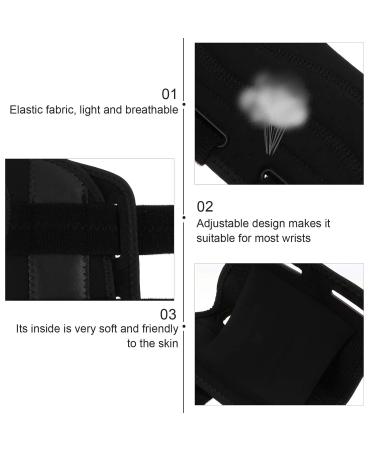 Adjustable Splint Sprain Sleeve Brace - Sports Support for Left Hand with Steel Plate | Tendon Relief & Stability - Buy Online on GoSupps.com