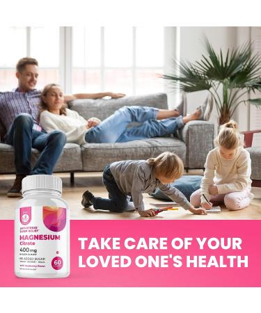 Sugar-Free Magnesium Gummies - Calm Supplement for Children & Adults (60 Count) - Buy Online on GoSupps.com