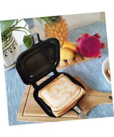 Zerodeko 3pcs Sandwich Skillet Portable Cooker Electric Skillet Bbq Griddle Plate Griddle Pan Double Sided Pan Sandwich Maker Pan Bbq Egg Double Sided Pot Household Aluminum Alloy - Buy Online on GoSupps.com