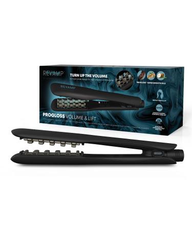 Revamp Progloss Volume & Lift Ceramic Volumiser - Hair Styling Appliance with 4D Plate Design for Long-Lasting Lift & Volume - Auto Shut Off & Variable Heat Options