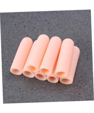Finger Cots Set - 8 Pcs Finger Tips & Toe Sleeve Covers for Pain Relief - Beige Thin Section - Thumb and Toe Protectors Included - Buy Online on GoSupps.com
