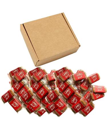Lotus Biscoff Original Caramelised Single Biscuits | Pack of 50 | Individually Wrapped | Suitable for Vegans | Biscuit Gift Box with 50 Lotus Biscuits