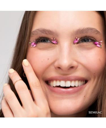 SEMILAC 462 Pink Bubbles Nail UV Gel Polish | Long Lasting and Easy to Apply | Soak off UV/Led | Perfect for Home and Professional Manicure and Pedicure 7 ml - Buy Online on GoSupps.com
