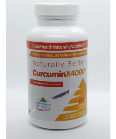 Good Health Naturally CurcuminX4000 - 180 Capsules