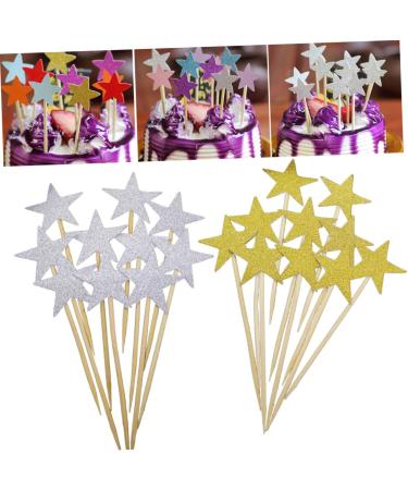 Abaodam 90 Pcs Wedding Cake Decor Cupcake Decorating Star Cake Decor Birthday Cupcake Topper Girls Birthday Cake Decor Birthday Cake Toppers Star Cake Toppers Flashing Baby Product - Buy Online on GoSupps.com
