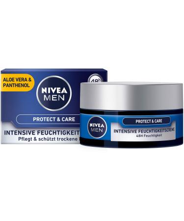 FRESH NIVEA MEN Protect & Care moisturizing cream nourishes the skin with aloe vera and panthenol individually packed 1 x 50 ml