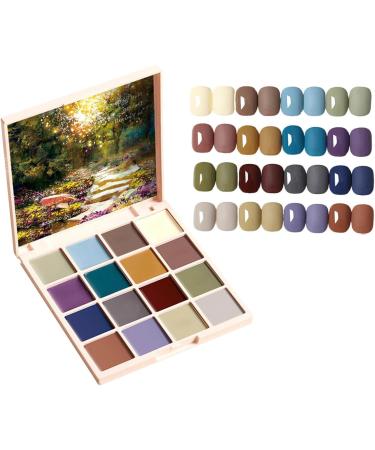  G n rique Solid Gel Nail Polish Cream Gel Nail Polish - 16 Color Gel Polish Manicure Cream Palette - Solid Gel Nail Polish Manicure Glue for Women and Girls Nail Art Design - Buy Online on GoSupps.com