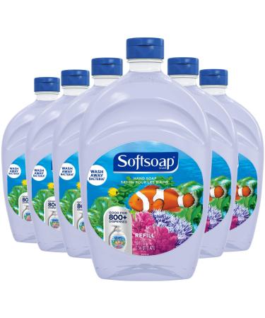 SOFTSOAP Liquid Hand Soap Refill Aquarium Bulk Hand Soap Commercial Hand Soap 300 oz Total (50 oz|Case of 6) US05262A - Buy Online on GoSupps.com