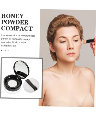 KOMBIUDA 1 Set Loose Powder Box Powder Box Loose Powder Case Face Stylish Powder Holder Powder Puff Clamshell - Buy Online on GoSupps.com