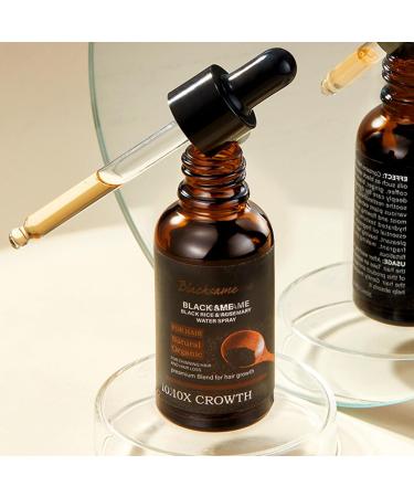 QPASRLAL New Upgraded Version - Black Sesame Hair Fortifying Serum Natural Organic Black Sesame Serum Natural Organic Hair Fortifying Oil - Buy Online on GoSupps.com