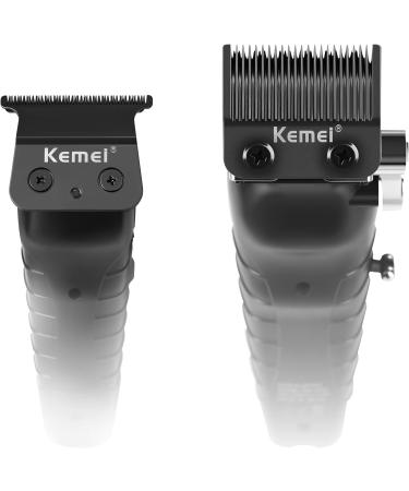 KEMEI Hair Clippers for Men | Professional Cordless Trimmer Set with LED Display & 11 Guide Combs - Precision Grooming - Buy Online on GoSupps.com