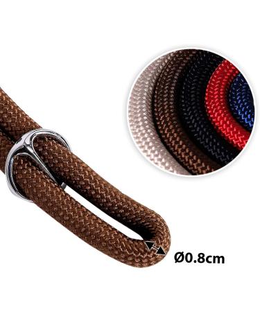 Lionto Dog Collar - Retriver Training Collar | 40 cm Length Brown 0.8 cm Thickness - International Shipping Available - Buy Online on GoSupps.com