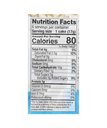 ELEMENT Rice Cake - Dark Chocolate, Pack of 6, 3.5 OZ | Low Carb, Gluten Free, Organic & Vegan - Buy Online on GoSupps.com