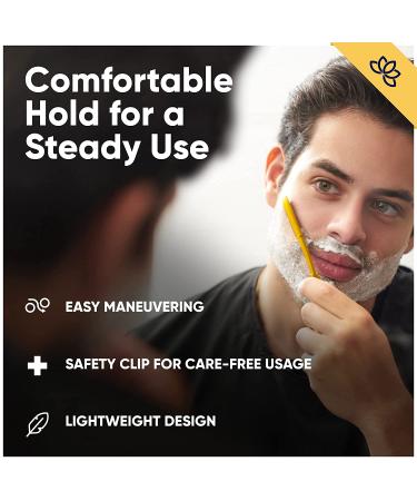 Equinox Professional Straight Edge Razor Kit - 100 Derby Blades for Close Shaving | Premium Barber Manual Shaver - Buy Online on GoSupps.com