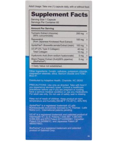 Instaflex Advanced Joint Support Supplement - Doctor Formulated with UC-II Collagen - 2 Pack 60 Count - Buy Online on GoSupps.com