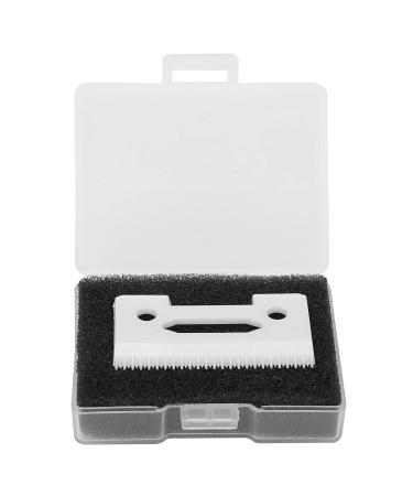 Hair Clipper Blade Replacement Clipper Blades 49 Teeth Clipper Blade for Wahl 8148 for Hairdressers Barber DIY Home Use Hair Salon (White)