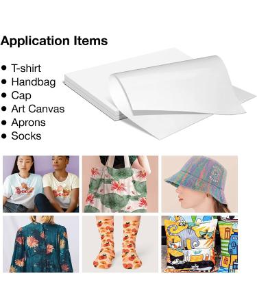 AOSORW DTF Transfer Film - 50 Sheets, Sublimation/Iron On Heat Transfer Paper (A4 Size) - Buy Online on GoSupps.com