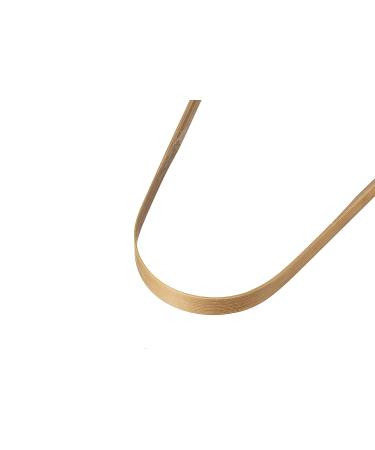 Bamboo Tongue Scraper 5 Pack - Eco-Friendly Tongue Cleaner Set in Recyclable Jute Pouch - Buy Online on GoSupps.com