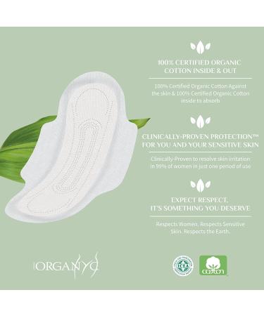 Organyc Overnight Pads Super Flow â€“ 10 Eco-Friendly Pads for Ultimate Comfort - Buy Online on GoSupps.com
