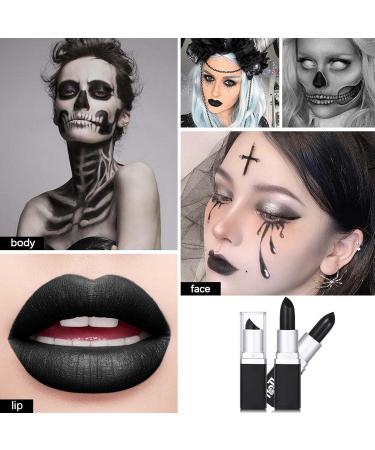  G n rique Black Lipstick Long-Lasting Matte Lipstick Colorful and Waterproof Lip Gloss for Women Ideal for Parties Masquerades Cosplay Retro Makeup (Pearly) - Buy Online on GoSupps.com