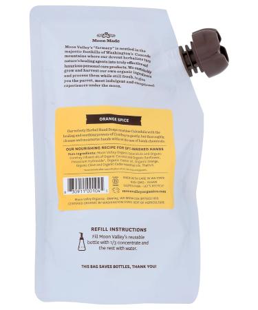 Buy MOON VALLEY ORGANICS Orange Spice Foaming Hand Soap Refill 10.7 FZ - Organic & Eco-Friendly - Ship Worldwide - Buy Online on GoSupps.com