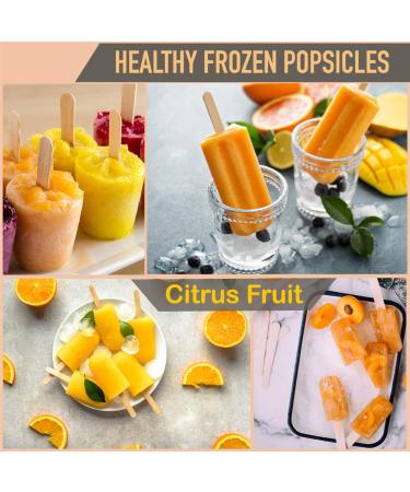 200 Pcs Natural Wooden Craft Sticks - 4.5 Ice Cream Popsicle - Food Grade, DIY Kids Crafting & Stirring - Buy Online on GoSupps.com