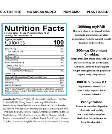 Organic Plant Protein Powder - Keto Friendly Vanilla Protein with Coconut & Avocado Oils - 440g - Buy Online on GoSupps.com