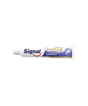 Signal Integral 8 Toothpaste 75ml | Antibacterial Formula with Zinc for Caries Protection Reinforced Gums Enamel Care Fresh Breath & Anti-Plaque - Buy Online on GoSupps.com