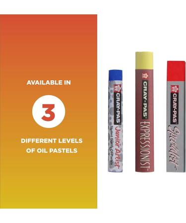Sakura Cray-Pas Junior Artist Oil Pastel Set - 25 Vibrant Colors for Kids & Artists - Buy Online on GoSupps.com