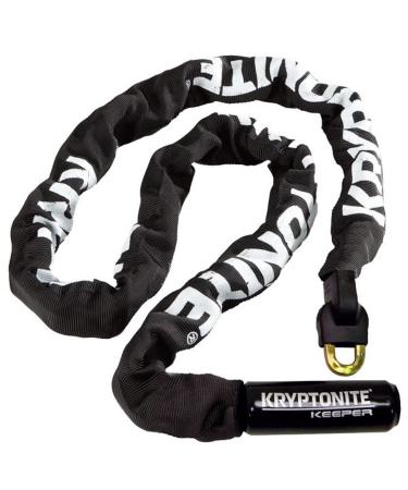 Kryptonite Keeper 785 Integrated Bicycle Lock Chain Bike Lock, 33.5-Inch, Black