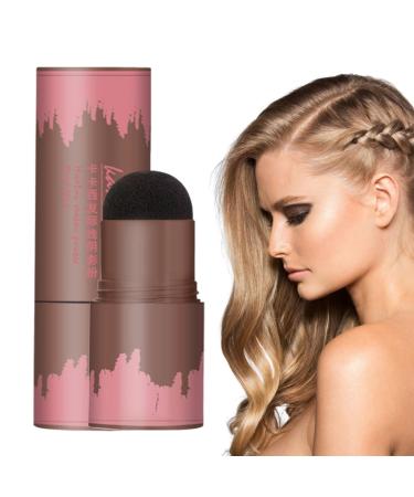 LINGJIONG Hairline Shadow Powder Stick - Waterproof Hair Root Concealer for Thinning Hair Roots Natural Oil Control for Men Lingjiong