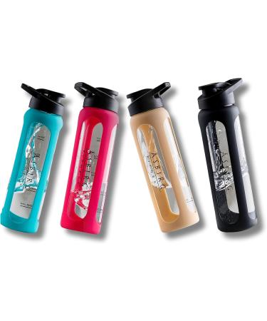 Asbirg Fitness Proteinshaker aus Glas EiweiÃ Shaker Trinkflasche mit Spiralball in Schwarz | Internationaler Versand - Buy Online on GoSupps.com