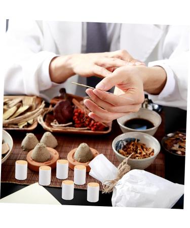 Shop Hapinary 54st Moxibustion Loops - Enhance Blood Circulation with Yellow Stone Pine Moxa Sticks for Shoulder Relief - Premium Mugwort & Jin Aizhu Wormwood - Buy Online on GoSupps.com