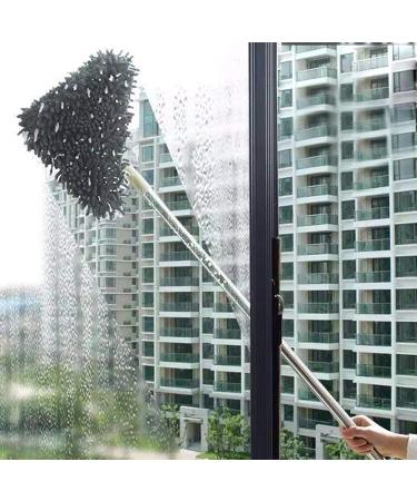 Mini Triangle Deep Cleaning Mop - 360 Degree Rotatable Window Cleaner for Glass, Roofs, and Cars - Adjustable, Multifunctional Mop with Extra Long Pole - Buy Online on GoSupps.com