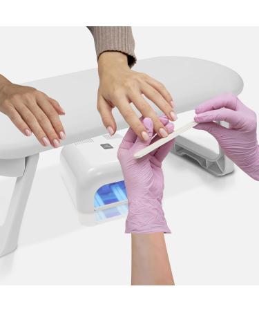 Arm Rest for Nail Care - Foldable Hand Rest with Soft Microfiber Cushion | Ideal for Professionals & Home Use - Buy Online on GoSupps.com