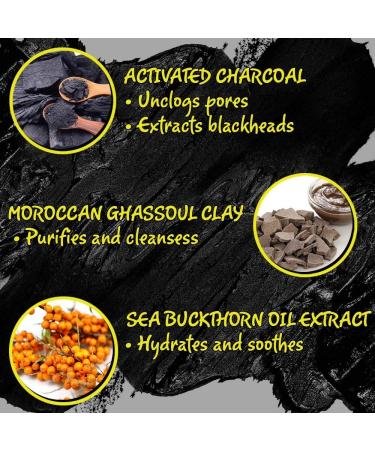 Body Drench The Black Peel-Off Mask 3 oz | Best Purifying Face Mask for All Skin Types - International Shipping - Buy Online on GoSupps.com