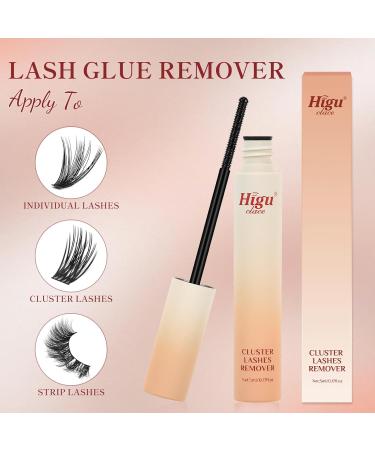 Buy Higu Clace Lash Remover 5ml - Non-Irritating Cluster Eyelash Extension Adhesive Remover for Safe and Easy Lash Removal - Buy Online on GoSupps.com