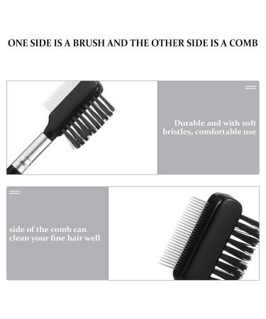 Lurrose 3Pcs Eyebrow Brush Set - Dual Eyelash Comb & Eye Shadow Brush for Perfect Brows & Lashes - International Shipping Available - Buy Online on GoSupps.com