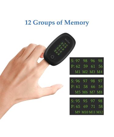 Wellue Bluetooth Fingertip Pulse Oximeter - Monitor Blood Oxygen & Pulse Rate | Free App Included - International Shipping - Buy Online on GoSupps.com