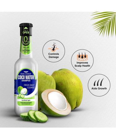 Buy Coconut Water Shampoo 180ml - Hydrating & Nourishing Hair Care | Worldwide Shipping - Buy Online on GoSupps.com