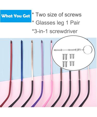 Buy Metal Glasses Replacement Bracket - Durable Gray Silver Arms for Spectacle Repair | International Shipping - Buy Online on GoSupps.com