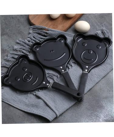 Zerodeko Fried Egg Pan 3pcs Egg Pig Pan Griddle Pancakes Nonstick Shaped Non-Stick for Molds Non Small Stick Metal Frying As Shownx3pcs mediumx3pcs - Buy Online on GoSupps.com