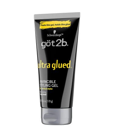 got2b Ultra Glued Invincible Styling Gel 6 oz Unscented - 1 Pack - Buy Online on GoSupps.com