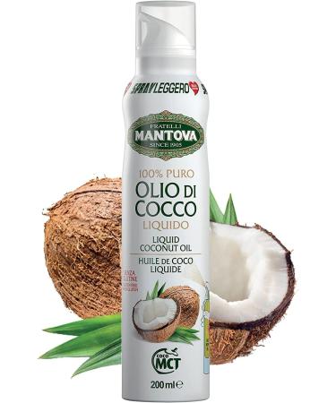  Italian Gourmet E.R. Fratelli Mantova Coconut Oil Liquid Spray Italian Coconut Oil 200 ml + Box of 400 g - Buy Online on GoSupps.com