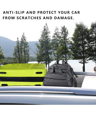 Egofine Roof Cargo Bag Protective Mat - Extra Padding Car Roof Mat for Car Roof Carrier Bags - Black, 1 Pack - Buy Online on GoSupps.com