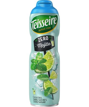 Teisseire Zero Sugar Mojito Flavour Syrup for Alcohol-free Cocktail and Cocktails Refreshing Drink Bottle 6 x 60 cl - Buy Online on GoSupps.com