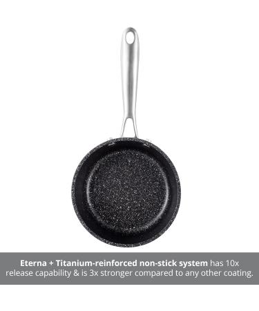 MasterPRO - Vital Forged Aluminum 1.2 Quart Saucepan - Durable Quick Heating Pan with Stainless Steel Handle - Durable Cookware for All Stove Types - Dishwasher Safe - Buy Online on GoSupps.com