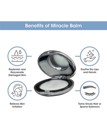 Proto-col - Miracle Balm Collagen and Vitamin E Moisturiser for Lips Skin and Face Soothes Chapped Lips and Dry Skin Fast Absorbing On The Go Vegan Relief with Hydrating Hyaluronic Acid (3ml) - Buy Online on GoSupps.com