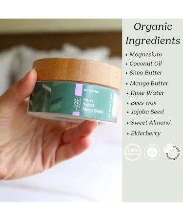 Dr. Lily Ros Magnesium Cream | Organic Sleep Lotion for Pain Relief | Safe for Feet Stomach Legs Arms and Pregnancy - Buy Online on GoSupps.com