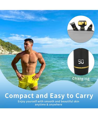 Buy Electric Razor for Men & Women - 3 in 1 Cordless Rechargeable Foil Shaver | Waterproof Travel Shaver for Face Nose & Ear Hair - Buy Online on GoSupps.com